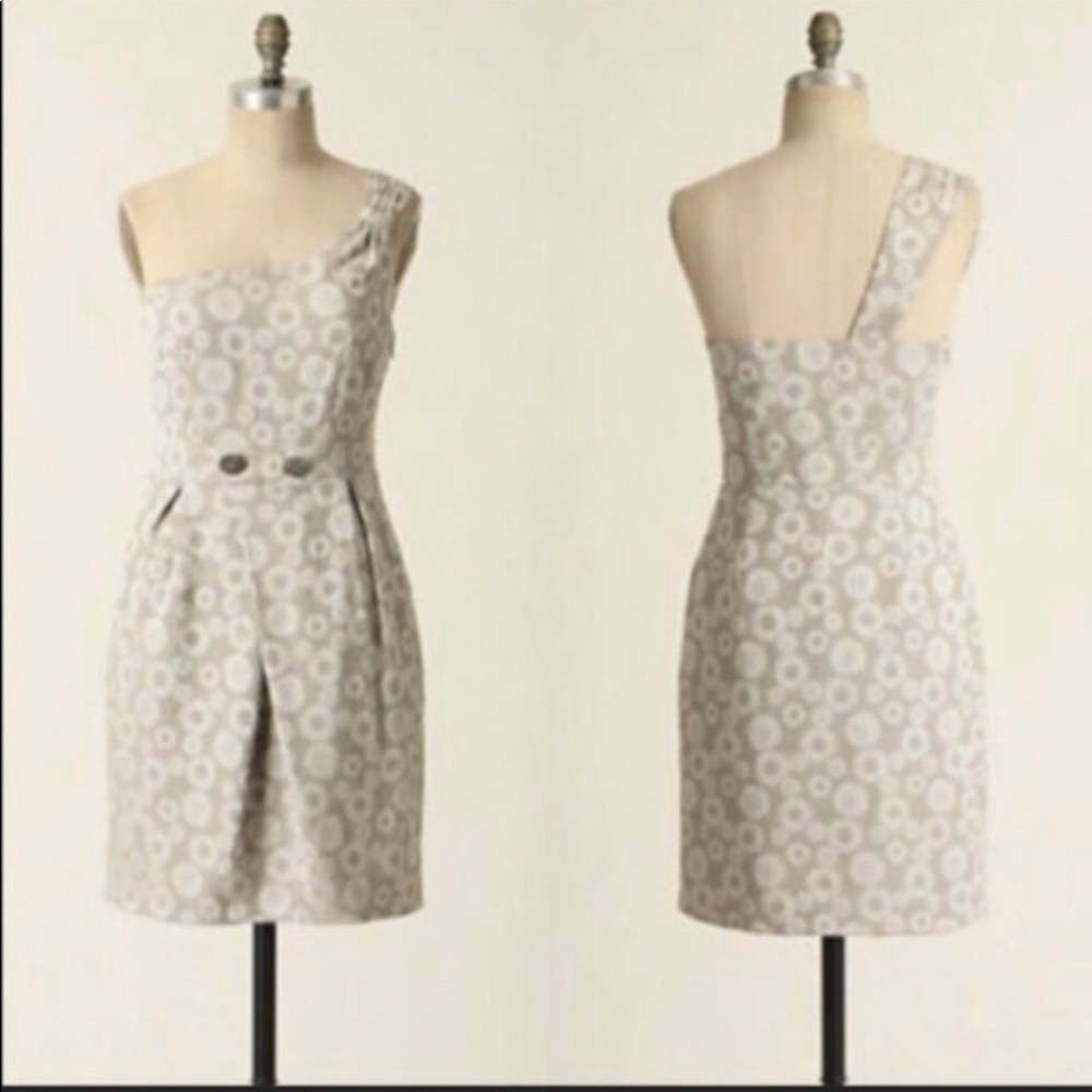 Moulinette Soeurs Anthropologie One Shoulder Dress